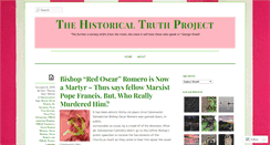 Desktop Screenshot of historicaltruthproject.com